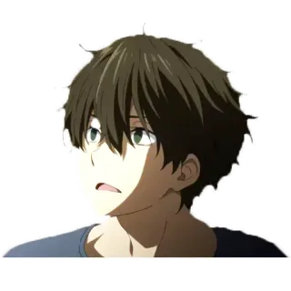 😱 Аниме, Парень, Мужчина, Мультфильм, Портрет telegram sticker