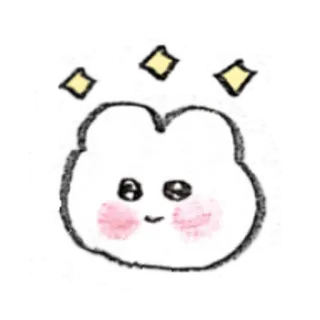 🎀 nuvola, carino, stelle, cartone animato, personaggio, soffice, kawaii telegram sticker