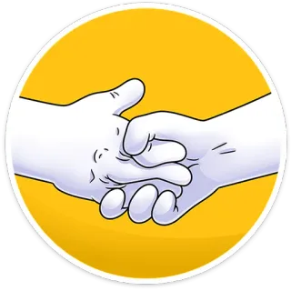 ⭐ 악수, 폭력, 불쾌한, 제스처, 상징, 갈등, 권력 whatsapp sticker