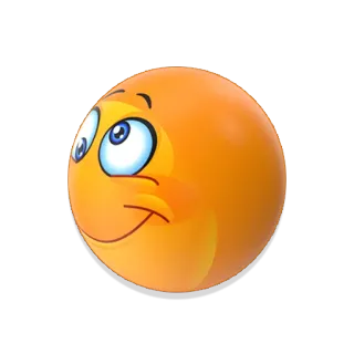 🤪 emoji, rosto, emoção, laranja telegram sticker