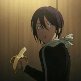 💎 Yato Noragami Anime, Banane, Charakter, Noragami, Yato telegram sticker