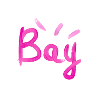 😱 Boy garçon, rose, mot, phrase, salutation telegram sticker