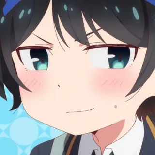 🙂 Ruka Sarashina Rent-A-Girlfriend アニメ, 女の子, ドヤ顔, 更科瑠夏, 彼女、お借りします telegram sticker
