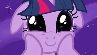 😮 Twilight Sparkle My Little Pony Мультфильм, Пони, Твайлайт Спаркл, Магия, Милый telegram sticker