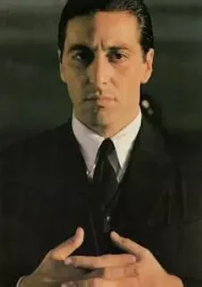😐 Michael Corleone The Godfather mafia, kriminal, film, klasik, gangster telegram sticker
