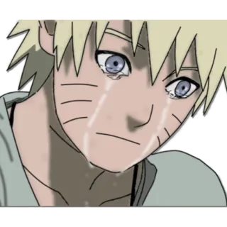 😭 Naruto Uzumaki Naruto アニメ, 泣く, 悲しい, ナルト, 感情的 telegram sticker
