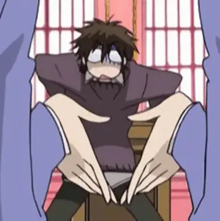 ⏱ anime, character, fear, surprise, funny, manga telegram sticker