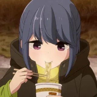 🍝 CURRY Anime, Comendo, Macarrão, Fofo, Comida, Desenho animado telegram sticker