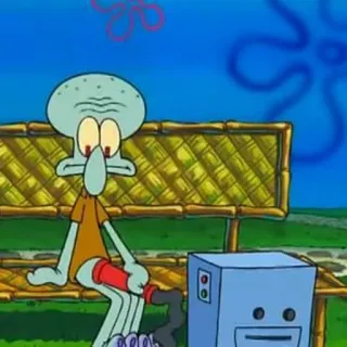 😯 Squidward Spongebob Squarepants Dessin animé, Carlo Tentacule, Bob l'éponge, Animation telegram sticker