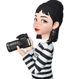 📷 777 fotografia, câmera, moda, modelo, arte digital, gorro, fotógrafo telegram sticker