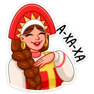 😆 A-XA-XA whatsapp sticker