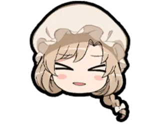 ☺️ Anime, Kartun, Chibi, Gadis, Lucu, Senang, Ekspresi telegram sticker