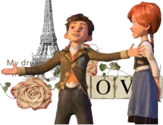 👫 My dream amore, sogno, personaggi, ragazzo, ragazza whatsapp sticker