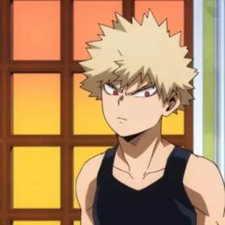🍺 Bakugo Katsuki My Hero Academia Anime, Karakter, Manga, Bakugo, My Hero Academia, Katsuki Bakugo telegram sticker