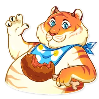 Amur Tiger telegram stickers