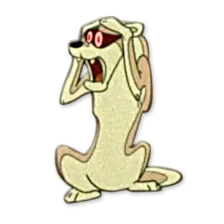😱 dibujo animado, perro, estresado, ansioso, molesto, pánico telegram sticker