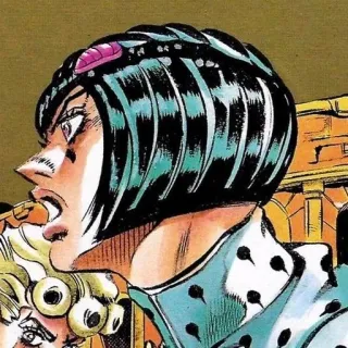 ❔ Bruno Bucciarati JoJo's Bizarre Adventure Bruno Bucciarati, JoJo's Bizarre Adventure, Anime, Manga, Charakter telegram sticker