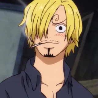 😚 Sanji One Piece Санджи, One Piece, Аниме, Манга, Персонаж telegram sticker