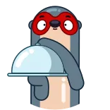 Frodo the Ferret telegram stickers