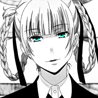 💙 Mary Saotome Kakegurui Anime, Kakegurui, Mary Saotome, Manga, Gioco d'azzardo telegram sticker