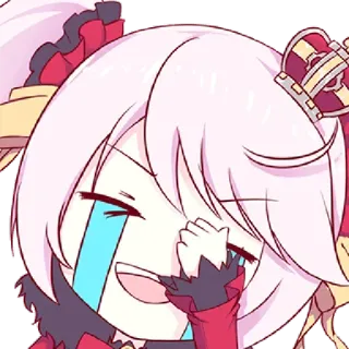 🥀 Anime, Słodkie, Dziewczyna, Chibi, Płaczący, Kawaii, Łzy telegram sticker