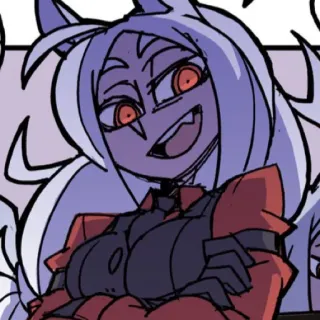 😈 Lucifer Helltaker アニメ, 悪魔, Helltaker, ルシファー, カートゥーン telegram sticker