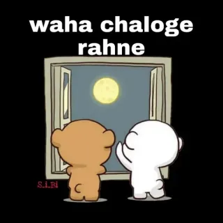 🌝 waha chaloge rahne telegram sticker