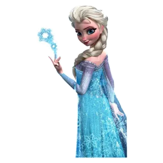 😄 Elsa Frozen elsa, frozen, disney, cartoon, ice queen, princess whatsapp sticker