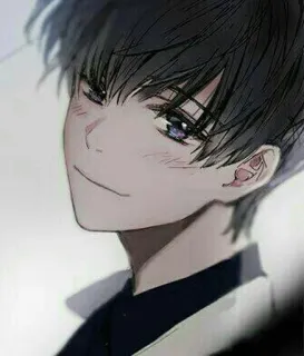 📖 Anime, Manga, Retrato, Chico, Arte whatsapp sticker