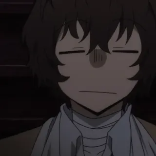 😑 Osamu Dazai Bungo Stray Dogs Anime, Dazai, Osamu Dazai, Bungo Stray Dogs, Charakter telegram sticker