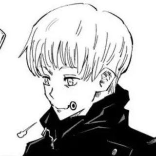 🍣 Kokichi Muta Jujutsu Kaisen Anime, Manga, Jujutsu Kaisen, Kokichi Muta, Mechamaru telegram sticker