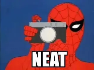 Vintage Spidey Memes whatsapp stickers