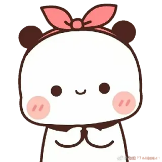 🧸 süß, kawaii, Cartoon, Tier, Figur, Aufkleber whatsapp sticker