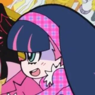 ☺ Stocking Anarchy Panty & Stocking with Garterbelt Anime, Desenho animado, Personagem, Stocking Anarchy telegram sticker