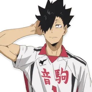 😅 Kuroo Tetsurō Haikyuu!! Аниме, Haikyuu, Куроо, Тетсуро, Волейбол telegram sticker
