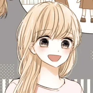🦊 anime, manga, meisje, illustratie, tekening, cartoon, portret telegram sticker