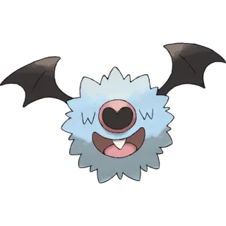 🐉 Woobat Pokemon woobat, pokemon, bat, cute, cartoon telegram sticker