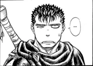 🖤 Guts Berserk ... anime, manga, warrior, sword, guts, berserk whatsapp sticker