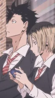 💫 Tetsurō Kuroo Haikyuu!! Anime, Haikyuu, Kuroo, Kenma, Kartun, Teman, Karakter telegram sticker