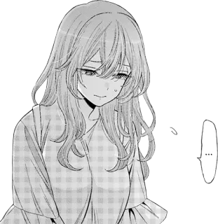 😰 ... Аниме, Манга, Девушка, Грусть, Эмоция, Мультфильм telegram sticker