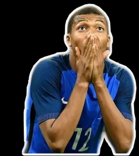 😱 Kylian Mbappé футбол, соккер, Мбаппе, атлет, игрок telegram sticker