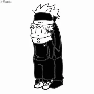 ❤️ Gojo Jujutsu Kaisen Anime, Manga, Chibi, Gojo, Jujutsu Kaisen telegram sticker