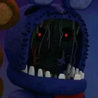🌟 Bonnie Five Nights at Freddy's Five Nights at Freddy's, Bonnie, Animatronique, Horreur, Effrayant whatsapp sticker