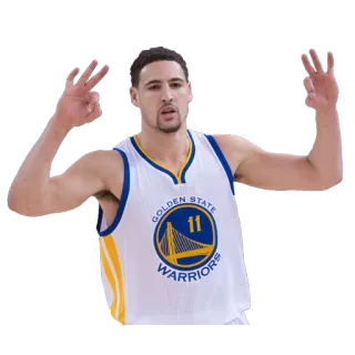 🏀 Klay Thompson Pallacanestro, Giocatore, Sport, NBA, Golden State Warriors telegram sticker