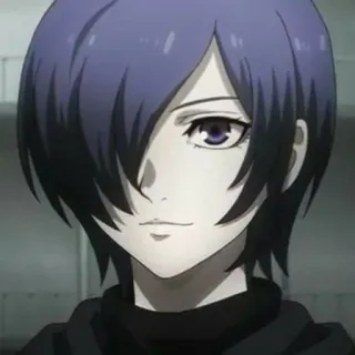 🍙 Touka Kirishima Tokyo Ghoul anime, manga, ghoul, touka, kirishima, tokyo ghoul telegram sticker