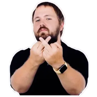 🖕 dedo corazón, ofensivo, gesto, grosero, insultante whatsapp sticker