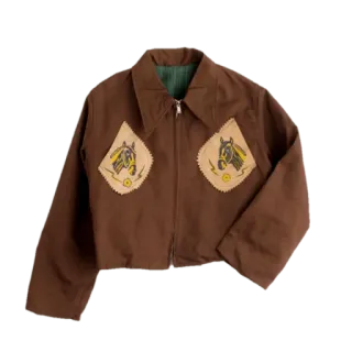 🧥 chaqueta, ropa, marrón, caballo telegram sticker