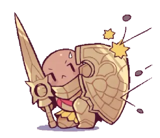 🗡 기사, 갑옷, 판타지, 검, 방패, 전사, 만화 telegram sticker
