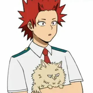 🔥 Eijiro Kirishima My Hero Academia Anime, Manga, Kirishima, My Hero Academia, Personaje de dibujos animados, Fanart whatsapp sticker