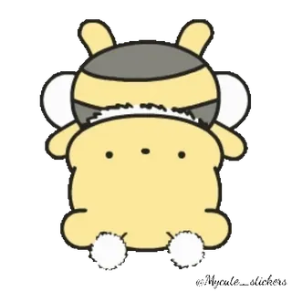 🍯 Kreskówka, Słodki, Uroczy, Kawaii, Pszczoła, Zwierzę whatsapp sticker